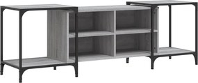 vidaXL szürke sonoma színű szerelt fa TV-szekrény 153 x 37 x 50 cm