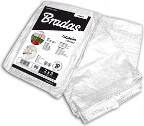 Bradas Erősített ponyva White 5 x 8m, 90g