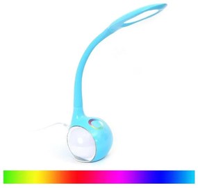 Platinet LED RGB állítható asztali lámpa LED/7W/230V kék PL0089