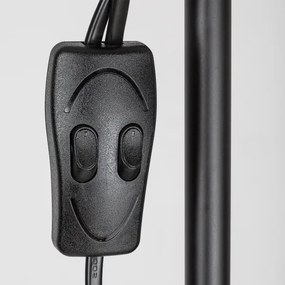 Brilagi - Állólámpa ARIANA 1xE27/100W/230V + 1xE14/25W fekete