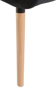 Kétszemélyes kanapé TORBY (fekete). 1027125
