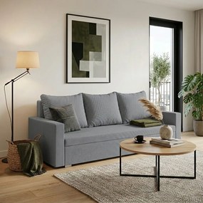 DIZY háromüléses kanapé ággyá alakítható funkcióval Szürke
