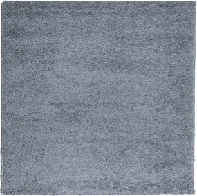 vidaXL PAMPLONA kék magas szálú bolyhos modern szőnyeg 120 x 120 cm