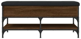 barna tölgy színű szerelt fa cipőpolc 102 x 42 x 45 cm