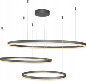 AZzardo AZ4707 függőlámpa Halo 100+80+60 fekete