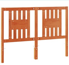 viaszbarna tömör fenyőfa fejtámla 140 cm