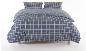 Szürke kétszemélyes-hosszabbított renforcé pamut ágyneműhuzat 240x220 cm Linear Calm Geometric – Mila Home Luxury
