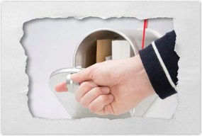 Poszterek 90x60 Ezüst postaláda