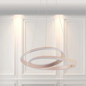 LED csillár kábelen GLOW LED/75W/230V 4000K Ø60 cm arany