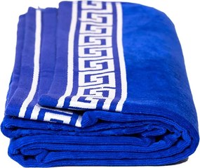 POSEIDON Strandtörölköző navy kék 165x90cm