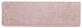 30 db fehér és rózsaszínű lépcsőszőnyeg 65 x 21 x 4 cm