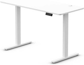 Elektromosan állítható magasságú íróasztal ülő-/állómunkához 120x60 cm fehér LVN System Control+