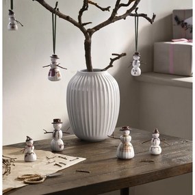 Porcelán karácsonyi figura (magasság 11,5 cm) Hammershøi Snowman – Kähler Design