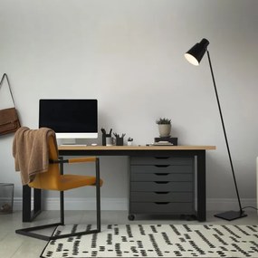 Brilo - Állólámpa 1xE27/10W/230V fekete