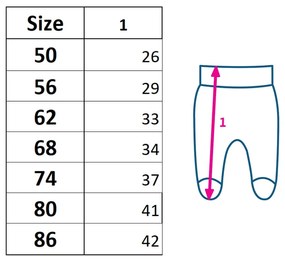 Baba lábfejes nadrág New Baby Classic II szürke, vel. 56 (0-3 h)