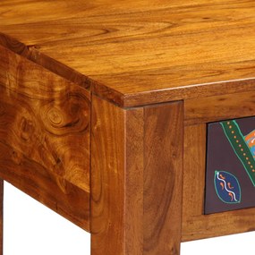 Íróasztal 110x50x73 cm Tömör Akác