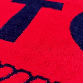 Balaton 2024 kék-piros strandtörölköző