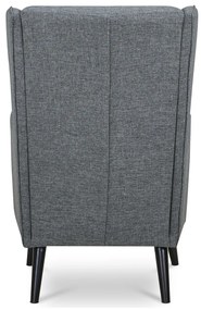 Fülkés fotel GREY2, szürke