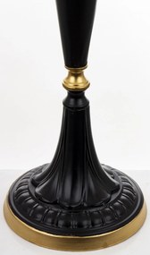 Antikolt design Váza XL fém fekete 95x25,5x25,5cm