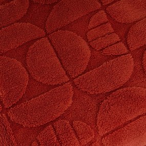 Téglavörös mikroplüss takaró 130x160 cm Mid Century – Casa Selección