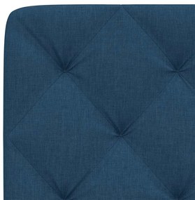 kék szövet fejtámla párna 160 cm
