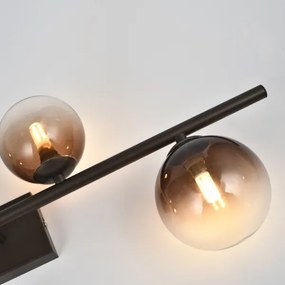 Brilagi - LED felületre szerelhető csillár MILLA 4xG9/3W/230V barna/füstbarna