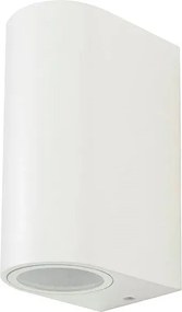 V-tac Fali lámpa Kerek Fehér Felső Alsó IP44 GU10 35W