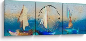 Kép - Tájképfestészet, festészet (órával) (90x30 cm)