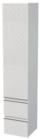 Fürdőszobaszekrény magas SAT Cube Way 32,5x163x33 cm fehér matt CUBE3DV351DP2ZBP