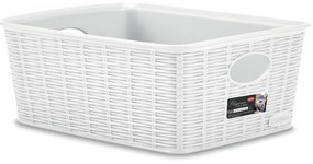 STEFANPLAST Tárolókosár Elegance M High, fehér