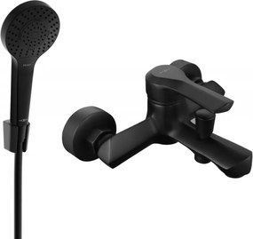 Mexen Sabre R05 fürdőkád csaptelep zuhanykészlettel, fekete - 7213R05-70