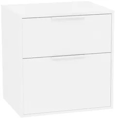 Roca Optica fürdőszobaszekrény mosdó nélkül 58,5x56,5x45,5 cm matt fehér OPTDESK602ZBM