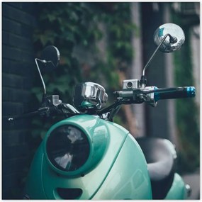 Poszterek 100x100 Türkiz robogó