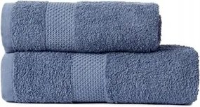 Egyszínű Törölköző 70x140 Kék Hugo