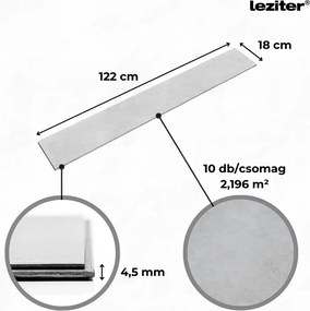 Leziter Fjord márvány mintás sötét szürke Vinyl SPC padló