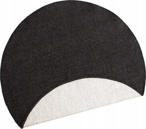 Kerek szőnyeg teraszra 140cm külső-belső,kétoldalas zsinóros