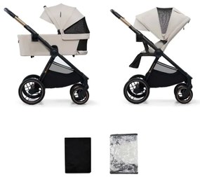 KINDERKRAFT - Kombinált babakocsi 2in1 NEA 2 bézs