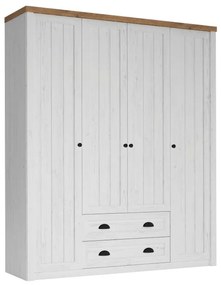 PROVANCE S4D erdei fenyő Andersen/lefkas tölgyfa négy ajtós szekrény