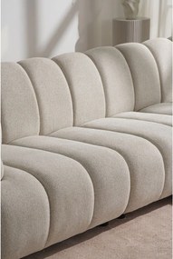 Taza 3,5 személyes kanapé, puffal, jobbos