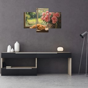 Kép - Macska az ablakban (90x60 cm)