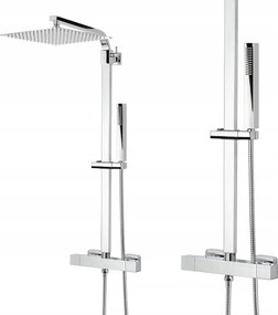 Zuhanyszett Termosztátos Esőztető Zuhanyoszlop 25CM