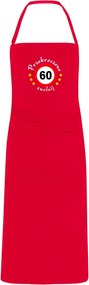 Konyhai kötény hímzéssel ajándék 60. születésnapra Hímzés 60 db