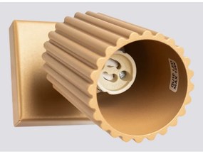 Aranyszínű spotlámpa 8x16 cm Gleam – Sollux