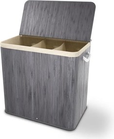 Bambusz szennyestartó kosár 150 l fedéllel és zsákkal