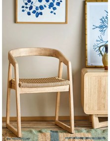 Natúr színű kaucsukfa étkezőszék Serrone – Bloomingville