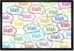 Poszterek keretben 60x40 Blah Blah Blah