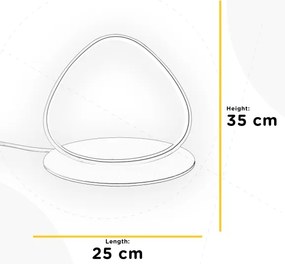 ONLI - LED Asztali lámpa ROMEO LED/16W/230V 4000K 35 cm fehér