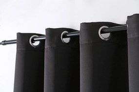 2x OXFORD fekete függöny 140x250 cm