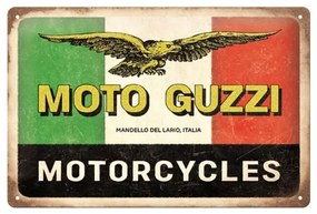 Fém tábla Moto Guzzi - Motorcycles Italia