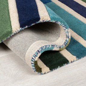 Zöld gyapjú szőnyeg 170x120 cm Piano - Flair Rugs